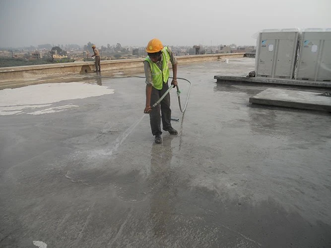 On-site flooring, coating and waterproofing execution by our delivery teams.
