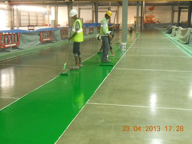 On-site flooring, coating and waterproofing execution by our delivery teams.