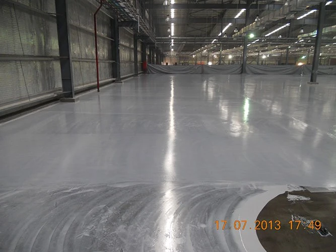 On-site flooring, coating and waterproofing execution by our delivery teams.