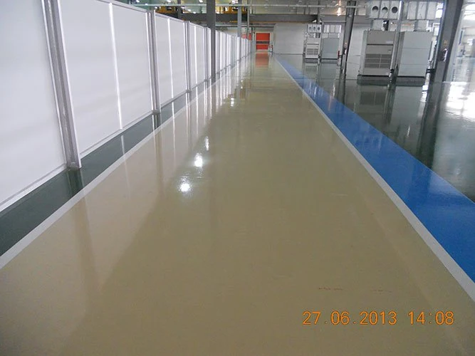On-site flooring, coating and waterproofing execution by our delivery teams.