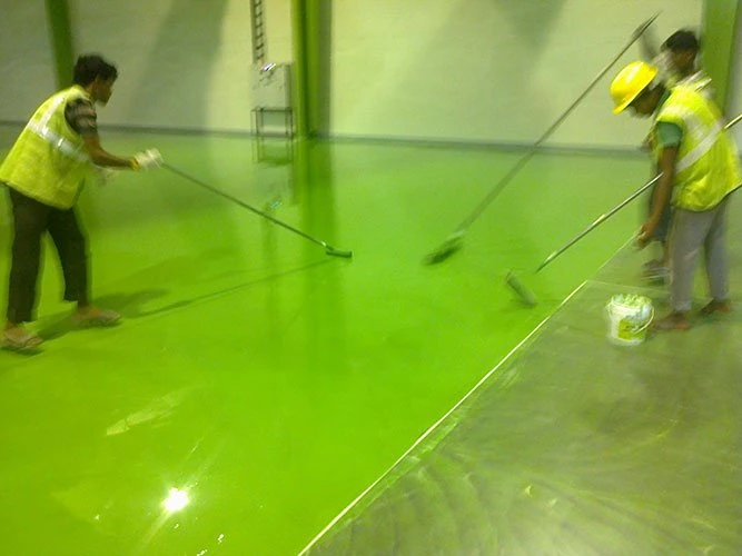 On-site flooring, coating and waterproofing execution by our delivery teams.
