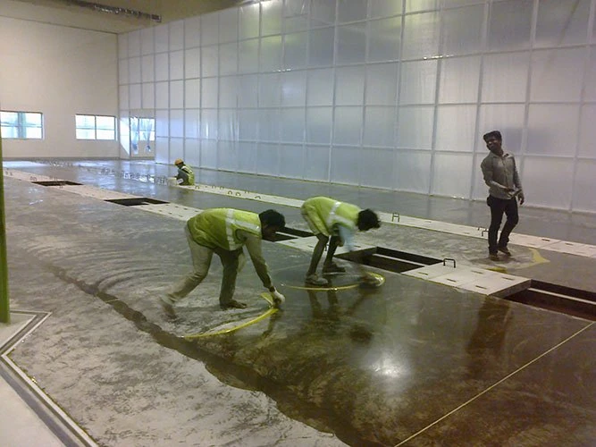 On-site flooring, coating and waterproofing execution by our delivery teams.