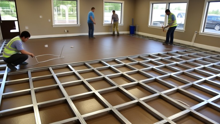 Setting out and layout control before installation