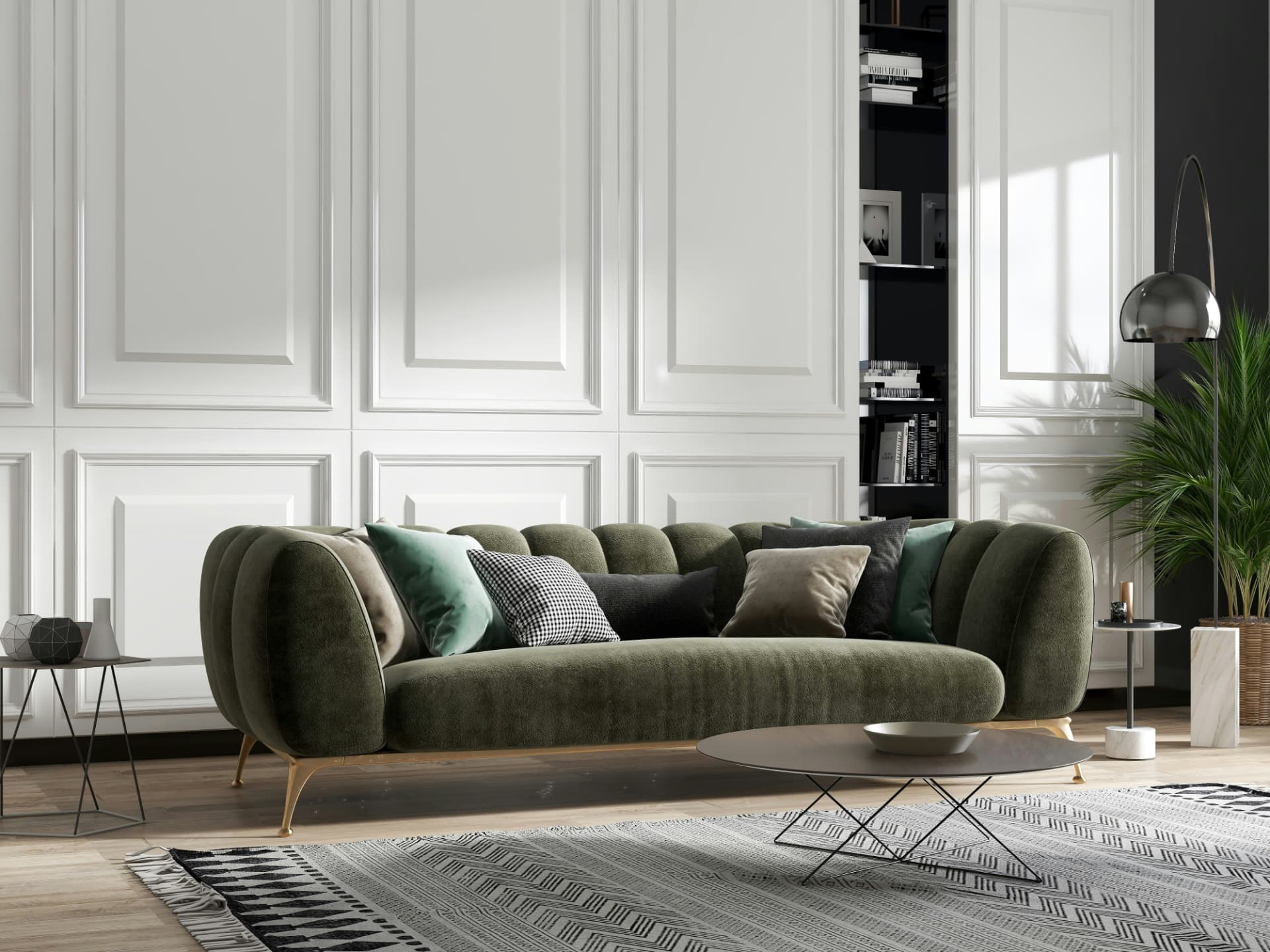 Design-led commercial interior planning with coordinated flooring and finishing intent.