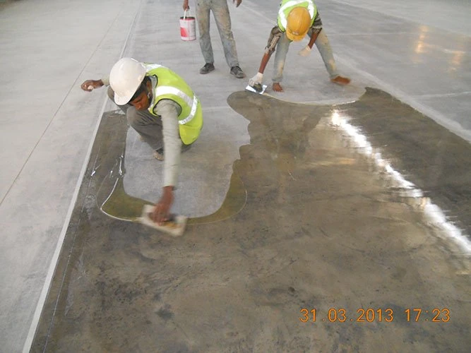 On-site flooring, coating and waterproofing execution by our delivery teams.