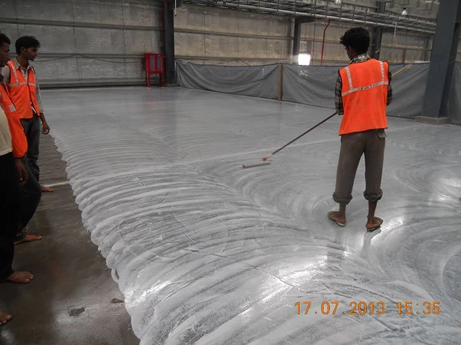 On-site flooring, coating and waterproofing execution by our delivery teams.