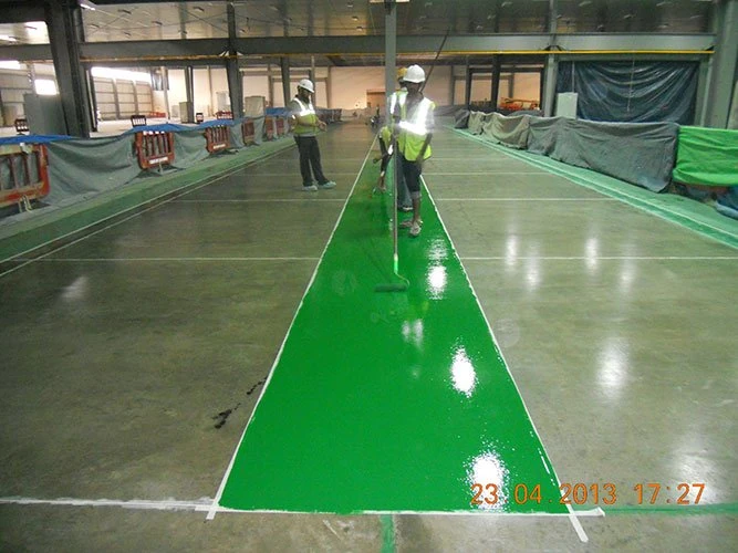 On-site flooring, coating and waterproofing execution by our delivery teams.